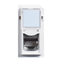 Розетка RJ45 cat.6 UTP конектор toolless IDC 1 мод. цвят Бял Living Now Bticino
