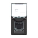 Розетка RJ45 cat.6 UTP 1 мод. цвят Черен /блистер/ Classia Bticino