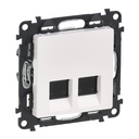 Розетка 2xRJ45 cat.5e UTP цвят бял Valena Life Legrand