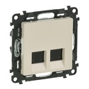 Розетка 2xRJ45 cat.5e UTP цвят крем Valena Life Legrand