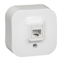 Розетка RJ45 cat.5e IP21 открит монтаж цвят Бял Forix Legrand