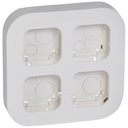 Конзола за 4 механизма Forix IP21 открит монтаж цвят Бял Forix Legrand