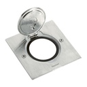 Метална основа Inox квадратна IP44/IK08 Legrand
