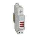 DIN Индикатор за три фази червен 220/400V 1 мод. Legrand