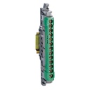 Клема изолирана ЗЕЛЕНА 1х25mm2 + 12х16mm2 90A Legrand