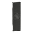 Лицев панел за звънец 1 модул цвят Черен Living Now Bticino