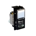 Розетка RJ45 cat.6A UTP конектор toolless IDC 1 модул цвят Черен Living Now Bticino