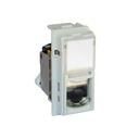 Розетка RJ45 cat.6A UTP конектор toolless IDC 1 модул цвят Бял Living Now Bticino