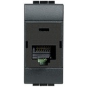 Розетка RJ45 cat.6 STP 1 модул цвят Антрацит LL Bticino