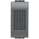 Звънец 220V 8VA 80 dB 1 модул цвят антрацит LL Bticino