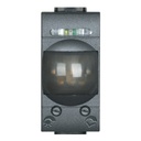 Датчик за движение PIR, 105°, обхват 6m @ h=1.2m, LED ≤ 50W, изисква неутрала, 1 модул цвят антрацит LL Bticino