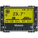 Термостат с LCD дисплей 3 модула дневен и седмичен за отопление+охлаждане LL Bticino