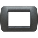 Рамка 3 модула Black Graphite LL International Bticino