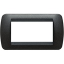 Рамка 4 модула Black graphite LL International Bticino