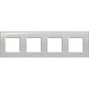 Рамка 4х2 модула правоъгълна Cold grey LL Bticino