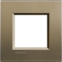 Рамка 2 модула метална правоъгълна Square LL Bticino
