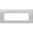 Рамка 7 модула правоъгълна Cold grey LL Bticino