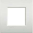 Рамка 2 модула метална Pearl white AIR LL Bticino