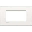 Рамка 4 модула метална Pure white AIR LL Bticino