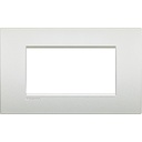 Рамка 4 модула метална Pearl white AIR LL Bticino