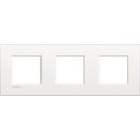 Рамка 2+2+2 модула метална Pure white AIR LL Bticino