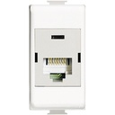 Розетка RJ45 cat.6 STP 1 модул цвят Бял LL Bticino