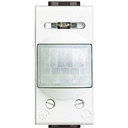 Датчик за движение PIR, 105°, обхват 6m @ h=1.2m, LED ≤ 50W, изисква неутрала, 1 модул цвят Бял LL Bticino