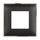 Рамка 2 модула цвят Черен със злато (Black gold) Classia Bticino /блистер/