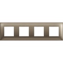Рамка 2+2+2+2 модула цвят Титан (Titanium metal) Classia Bticino /блистер/