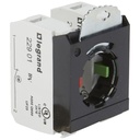 Основа 3х с контактен блок 1NO+1NC Ø22mm Osmoz Legrand