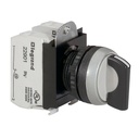 Превключвател черен 1-0-2 2NO Ø22mm Legrand