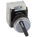 Превключвател черен 1-2 1NO-1NC светещ 12...24Vac/dc Ø22mm Legrand