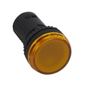 Сигнална лампа LED монолитна жълта 230Vac Ø22mm Legrand
