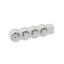 Разклонител БЯЛ 4x френски стандарт без кабел Standard NEW Legrand