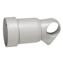 Куплунг сив 2P+T 16A френски с ринг Legrand