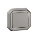 Девиаторен ключ моноблок за скрит монтаж цвят Сив IP55 Plexo New Legrand