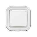 Бутон с подсветка моноблок за скрит монтаж цвят Бял IP55 Plexo New Legrand