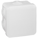 Разклонителна кутия открит монтаж 80x80x45мм IP55 цвят Бял Plexo Legrand