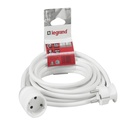 Удължител 3 метра кабел H05VV-F 3G1.5мм2 бял Legrand