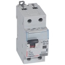 ДТЗ комбинирана DX3 1P+N 10A крива C 30mA тип A 10kA 2 модула Legrand