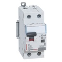 ДТЗ комбинирана DX3 1P+N 16A крива C 30mA тип A 6kA 2 модула Legrand