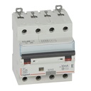 ДТЗ комбинирана DX3 4P 25A крива C 30mA тип AC 6kA 4 модула Legrand