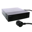 Разклонител TV ЧЕРЕН 4x2P+E + 4x2P с кабел 2 метра с гръмозащита Corner NEW Legrand
