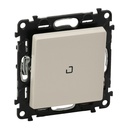Еднополюсен ключ с подсветка LED 0.15мА цвят крем Valena Life Legrand