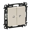 Сериен ключ с подсветка LED 0.15мА цвят крем Valena Life Legrand