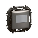 Датчик за движение PIR, 170°, обхват 8m @ h=1.2m, LED ≤ 100W, без неутрала, цвят Сив Niloe New Legrand