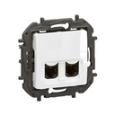 Розетка 2xRJ45 cat.6 FTP цвят Бял Niloe New Legrand