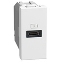Розетка USB за зареждане тип C Power Delivery 20W 1 модул цвят Бял Light Now Bticino