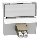 Розетка оптична 1xLCD 2 модула цвят Бял Light Now Bticino