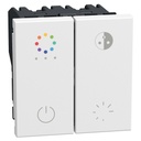 Димер бутонен DALI RGB 2 модула цвят Бял Light Now Bticino